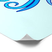 Mystic Mermaid Fairy Paarse Creature Ceramic Tegel Poster (Hoek)