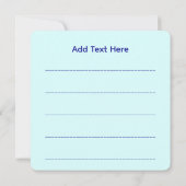 Mystic Mermaid Fairy Paarse Creature Ceramic Tegel Save The Date (Achterkant)