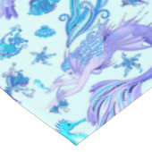 Mystic Mermaid Fairy Paarse Creature Ceramic Tegel Tafelkleed (Gekanteld)