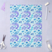 Mystic Mermaid Fairy Paarse Creature Ceramic Tegel Tissuepapier (Craft)