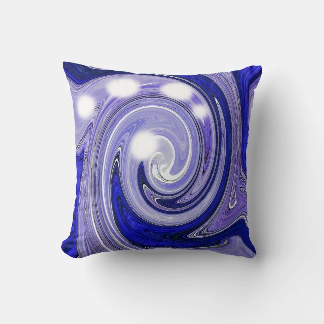 Mystic message blue kussen (Voorkant)