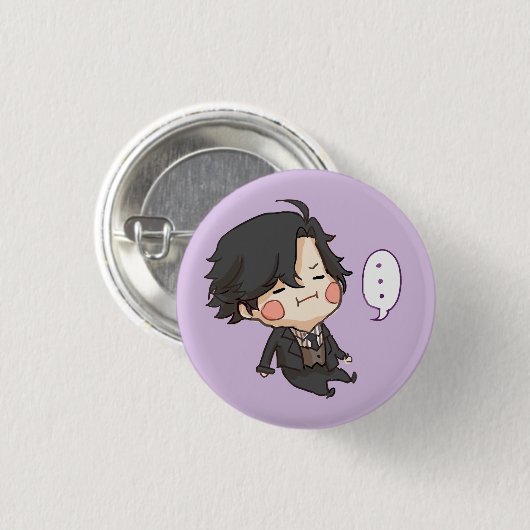 Mystic Messenger : Annoyed Jumin Han Button (Voorkant /achterkant)