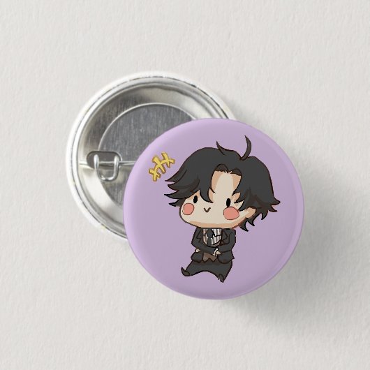 Mystic Messenger : Happy Jumin Han Button (Voorkant /achterkant)