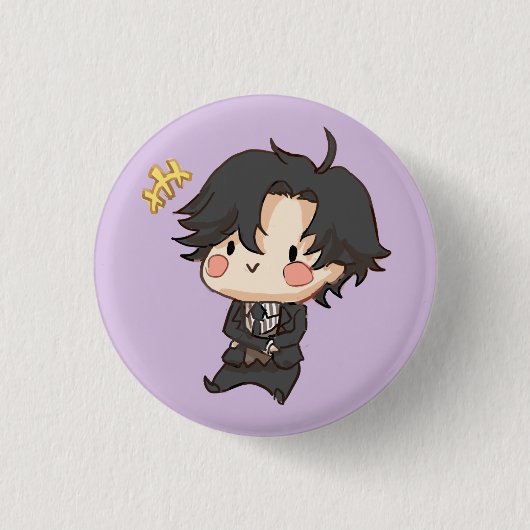 Mystic Messenger : Happy Jumin Han Button (Voorkant)
