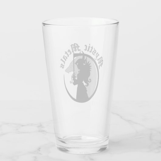 Mystic Metalen Glas Cup (Achterkant)