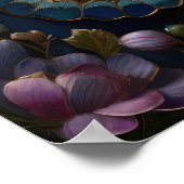 Mystic Metamorphosis - Vlinder digitale kunst Poster (Hoek)