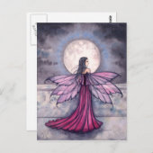 Mystic Midnight Fairy Briefkaart (Voorkant / Achterkant)