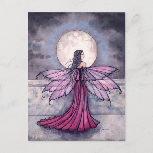 Mystic Midnight Fairy Briefkaart (Voorkant)