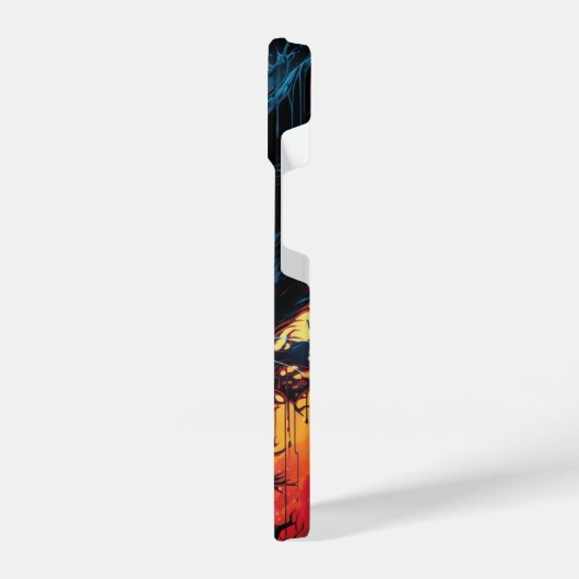 Mystic Midnight Feline iPhone Hoesje (Linkerkant)