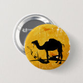 Mystic Millie Camel Ronde Button 5,7 Cm (Voorkant /achterkant)