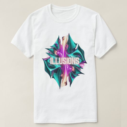 Mystic Mirages - Illusies T-shirt (Design voorkant)