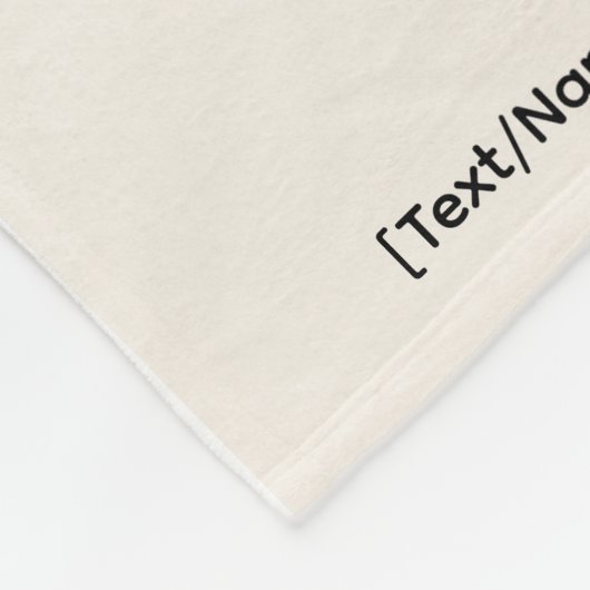 Mystic Moon Boho Rain Blanket | Add Text/Name Fleece Deken (Hoek)