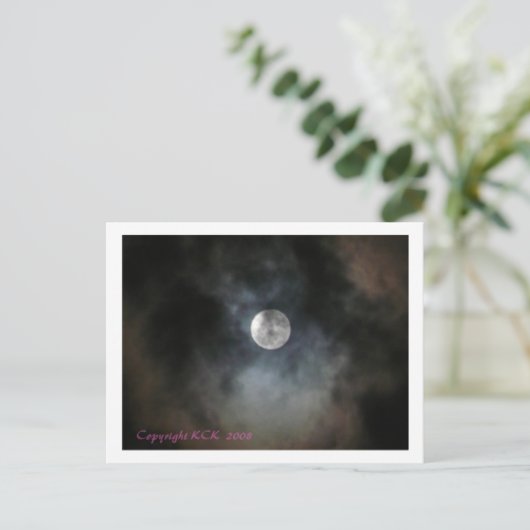Mystic Moon Briefkaart (Staand voorkant)
