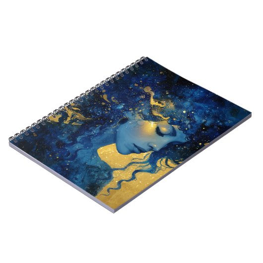 Mystic Moon Goddess Notebook  Notitieboek (Linkerzijde)