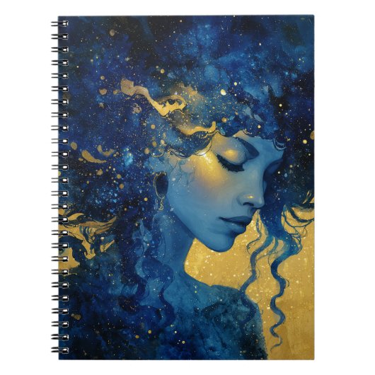 Mystic Moon Goddess Notebook  Notitieboek (Voorkant)