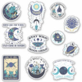 Mystic Moon Heksen Sticker Pack (Voorkant)