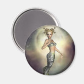 Mystic Moon Mermaid Magneet (Voorkant / Achterkant)