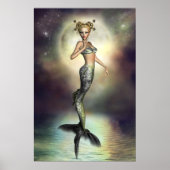 Mystic Moon Mermaid Poster (Voorkant)