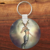 Mystic Moon Mermaid Sleutelhanger (Voorkant)