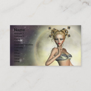 Mystic Moon Mermaid Visitekaartje