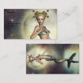 Mystic Moon Mermaid Visitekaartje (Voorkant / Achterkant)