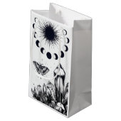 Mystic Moon Phases and Crystals Klein Cadeauzakje (Achterkant Gekanteld)