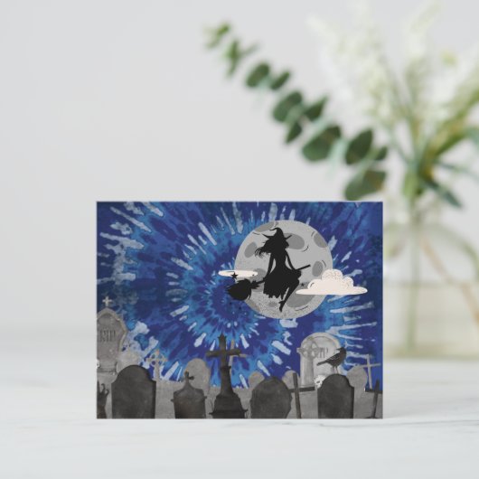 Mystic Moon Ride Briefkaart (Staand voorkant)