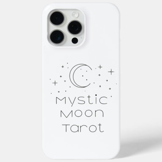 Mystic Moon Tarot Minimalistische iPhone 15 Case-Mate iPhone Case (Achterkant)
