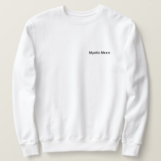 Mystic Moon Verfijnde Sweater (Design voorkant)