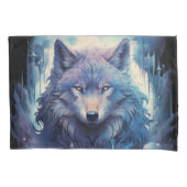 Mystic Moon Wolf Guardian Kussensloop (Voorkant)