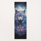 Mystic Moon Wolf Guardian Yogamat (Voorkant)