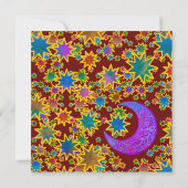 Mystic Moon Xmas Kaart (Achterkant)