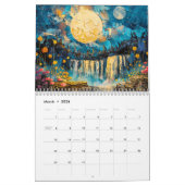 Mystic Moonlight 2026 – Surreal Full Moon Calendar Kalender (Mar 2026)