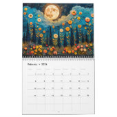 Mystic Moonlight 2026 – Surreal Full Moon Calendar Kalender (Feb 2026)