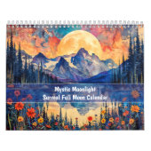Mystic Moonlight 2026 – Surreal Full Moon Calendar Kalender (Hoes)