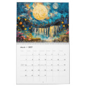 Mystic Moonlight 2026 – Surreal Full Moon Calendar Kalender (Mar 2027)