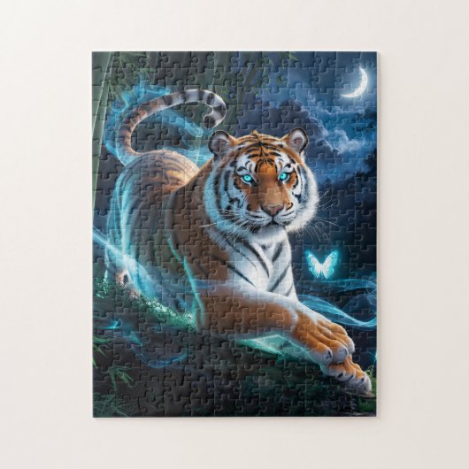 Mystic Moonlight Tiger Legpuzzel (Verticaal)