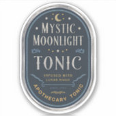 Mystic Moonlight Tonic Label Sticker (Voorkant)