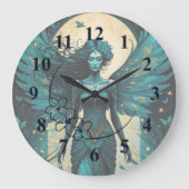 Mystic Moonlit Fae Grote Klok (Voorkant)