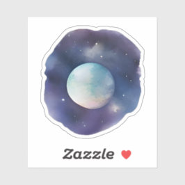 Mystic Moonlit Horizon Sticker