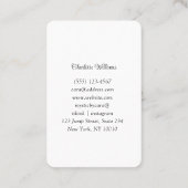 Mystic Moonlit Woman Visitekaartje (Achterkant)