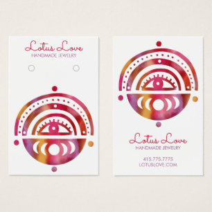 Mystic Moons die Ketting juwelen-beeldschermkaart Visitekaartje