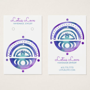 Mystic Moons die Ketting juwelen-beeldschermkaart  Visitekaartje