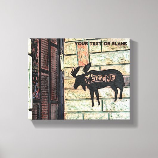 Mystic Moose Canvas Afdruk (Voorkant)