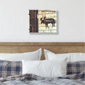 Mystic Moose Canvas Afdruk (Insitu (Slaapkamer))
