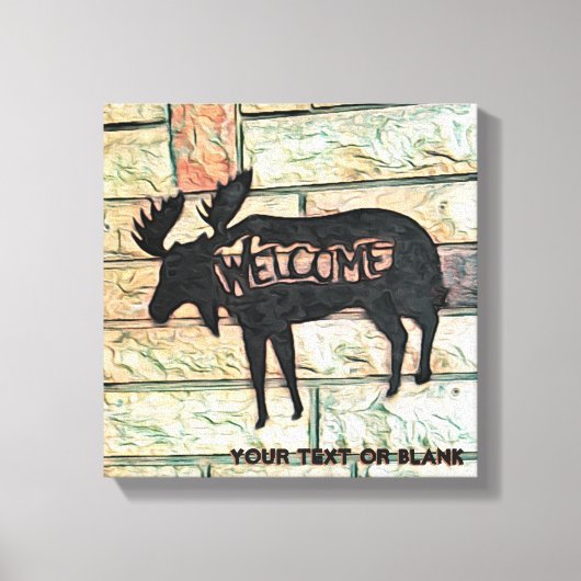 Mystic Moose Canvas Afdruk (Voorkant)