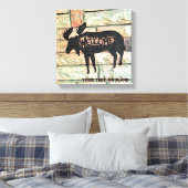 Mystic Moose Canvas Afdruk (Insitu (Slaapkamer))