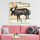 Mystic Moose Canvas Afdruk (Insitu (Woonkamer))