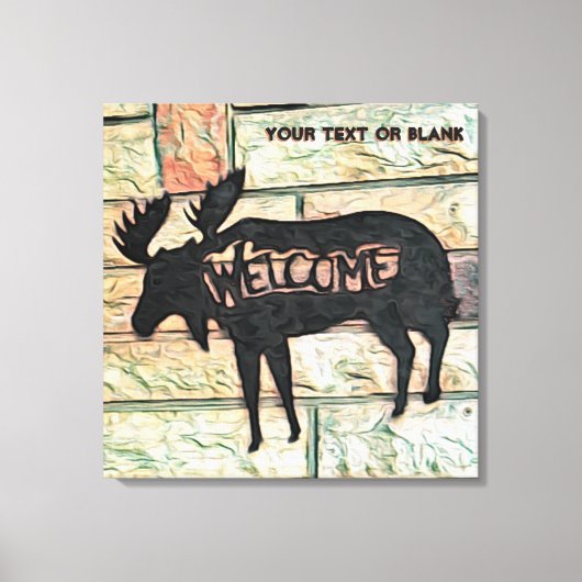 Mystic Moose Canvas Afdruk (Voorkant)