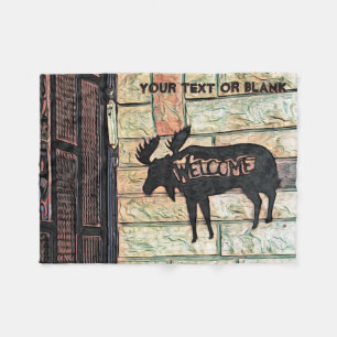 Mystic Moose Fleece Deken